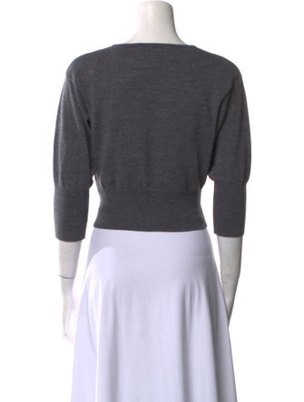 Diane von Furstenberg Merino Wool Scoop Neck Sweater