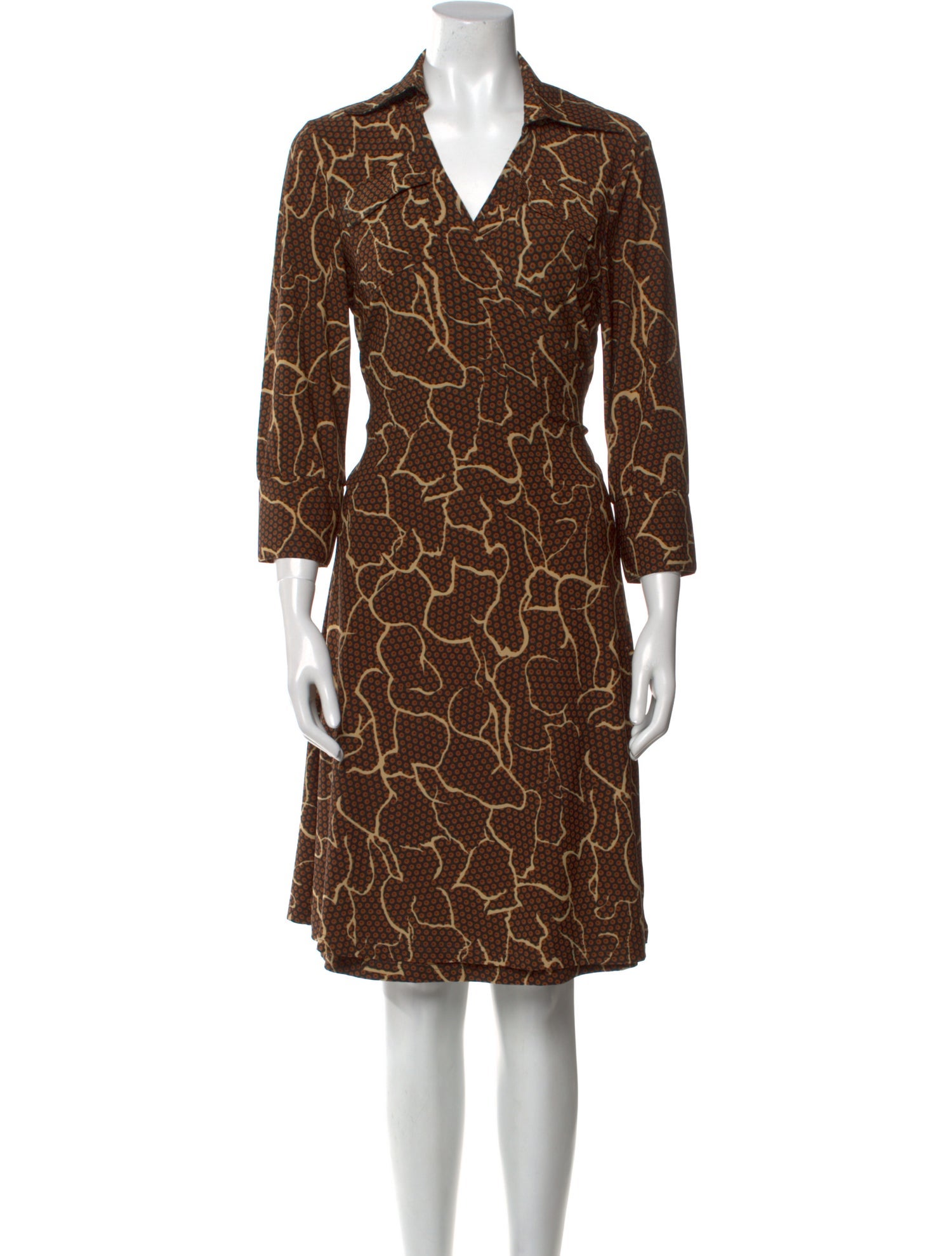 Diane von Furstenberg Silk Knee-Length Dress