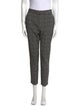 Diane von Furstenberg Polka Dot Print Straight Leg Pants