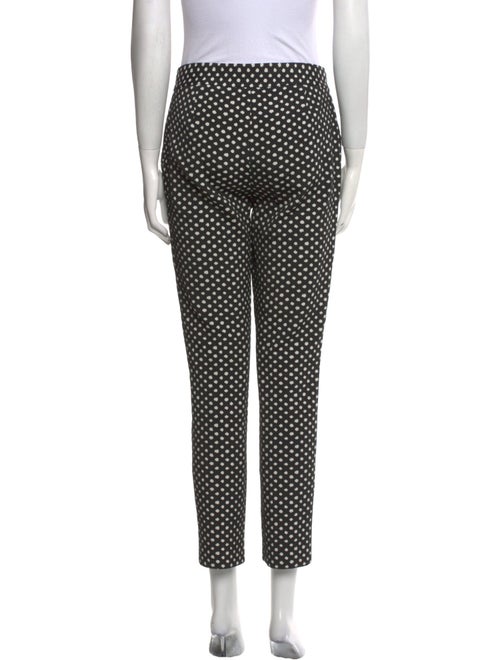 Diane von Furstenberg Polka Dot Print Straight Leg Pants