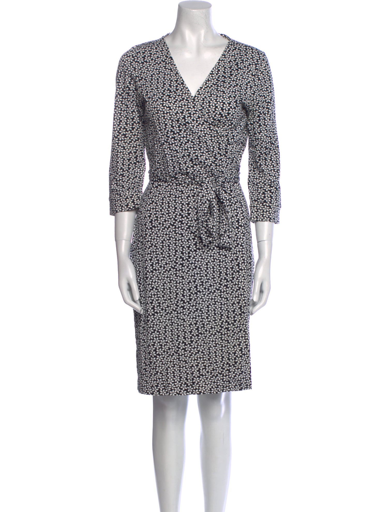 Diane von Furstenberg Printed Knee-Length Dress