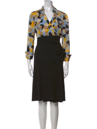 Diane von Furstenberg Printed Knee-Length Dress