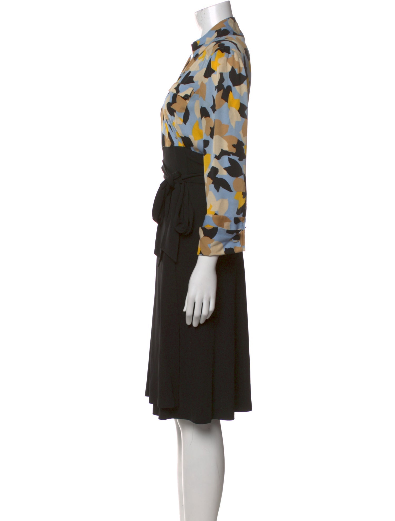 Diane von Furstenberg Printed Knee-Length Dress