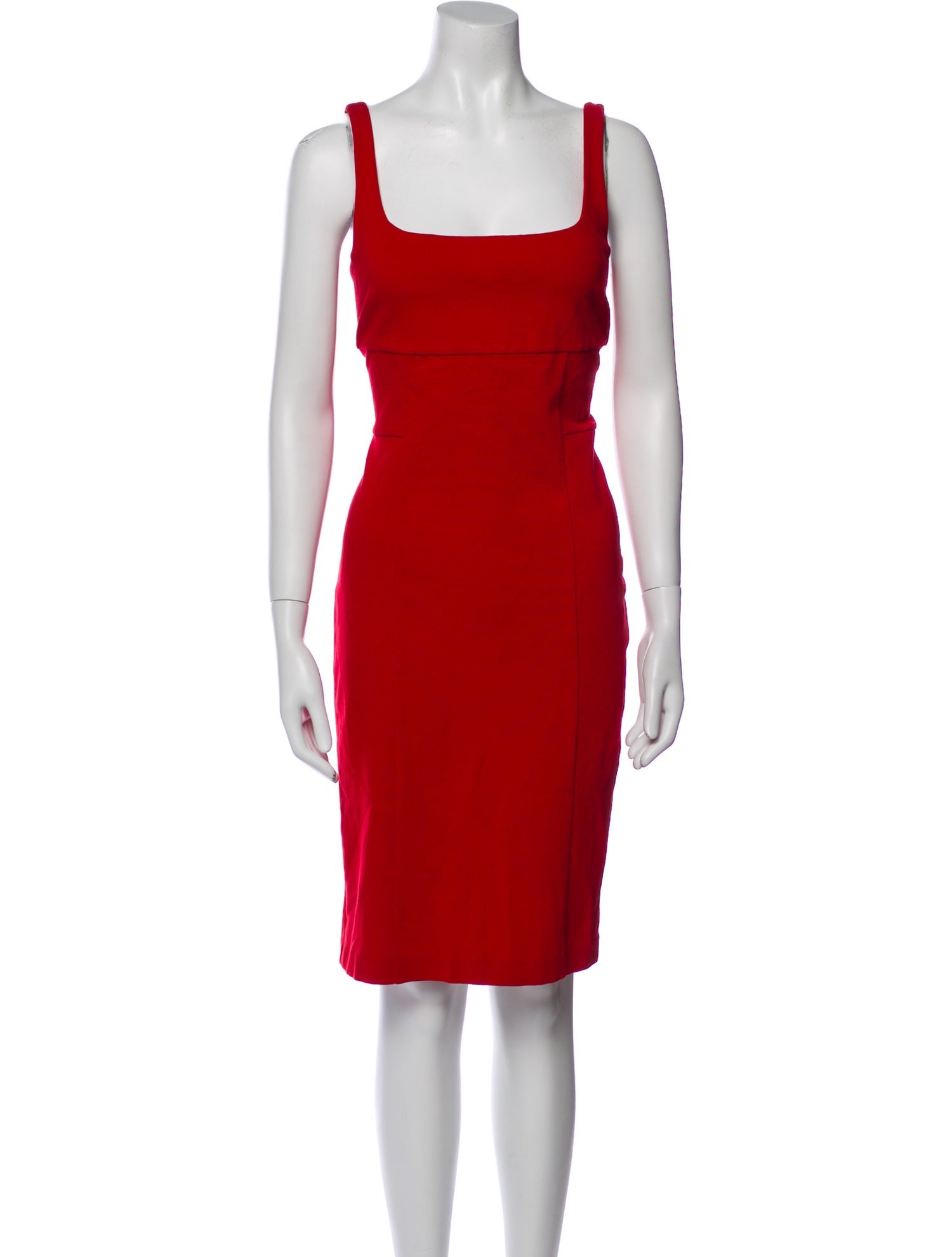 Diane von Furstenberg Square Neckline Knee-Length Dress