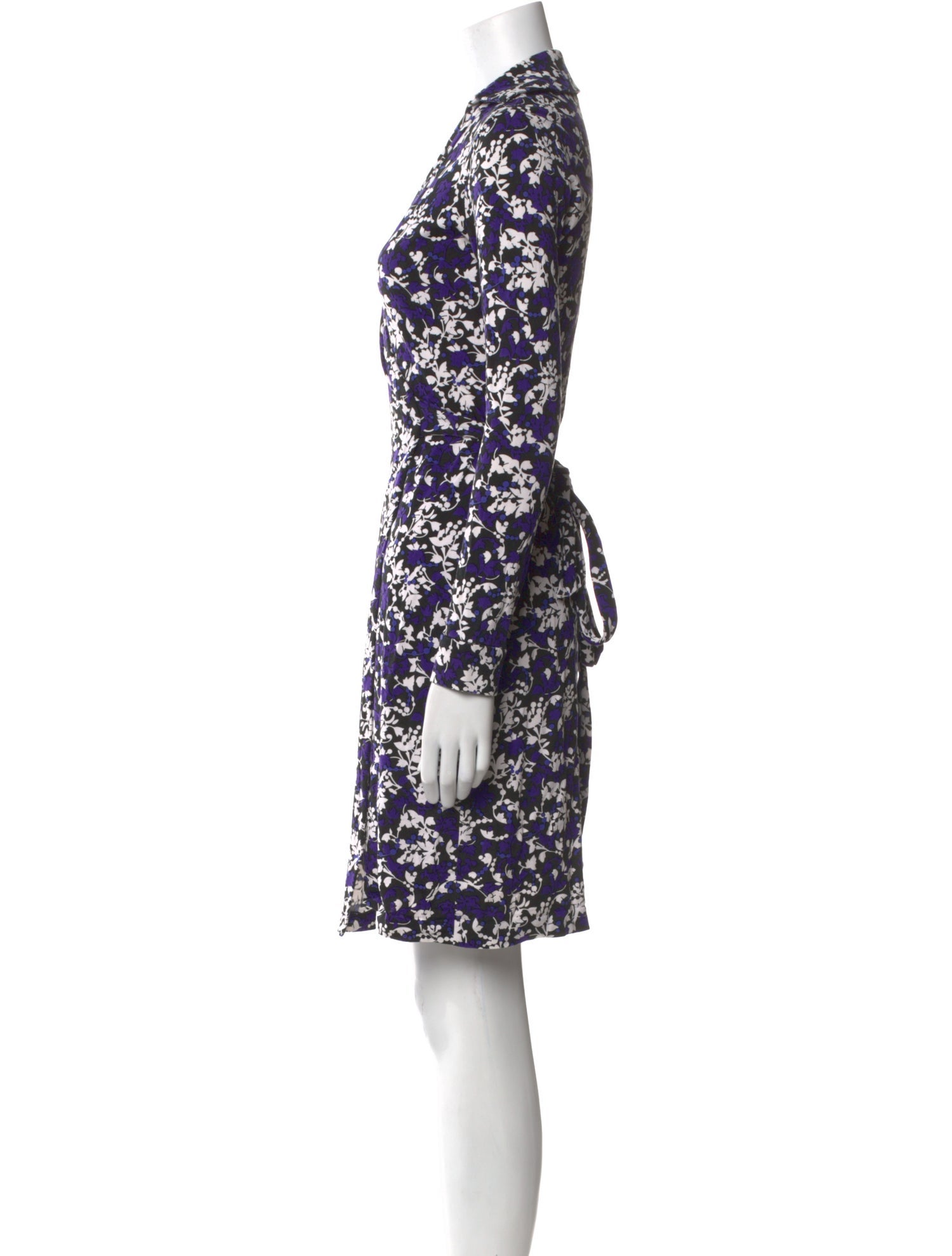 Diane von Furstenberg Floral Print Mini Dress