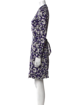 Diane von Furstenberg Floral Print Mini Dress