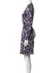 Diane von Furstenberg Floral Print Mini Dress