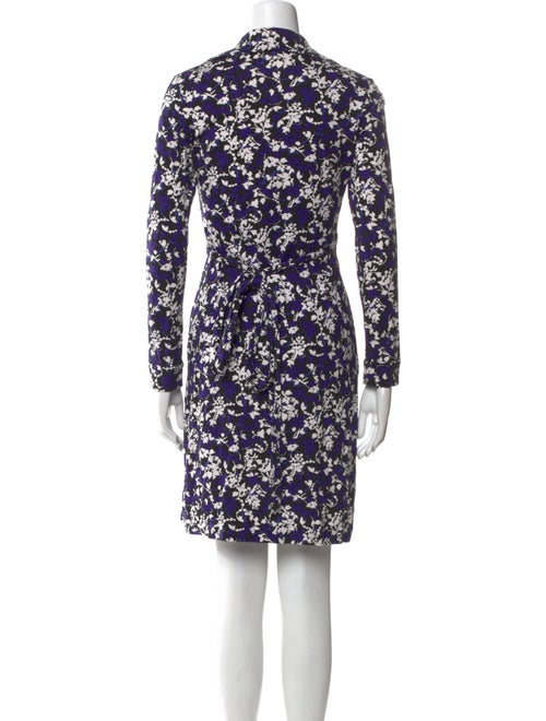 Diane von Furstenberg Floral Print Mini Dress
