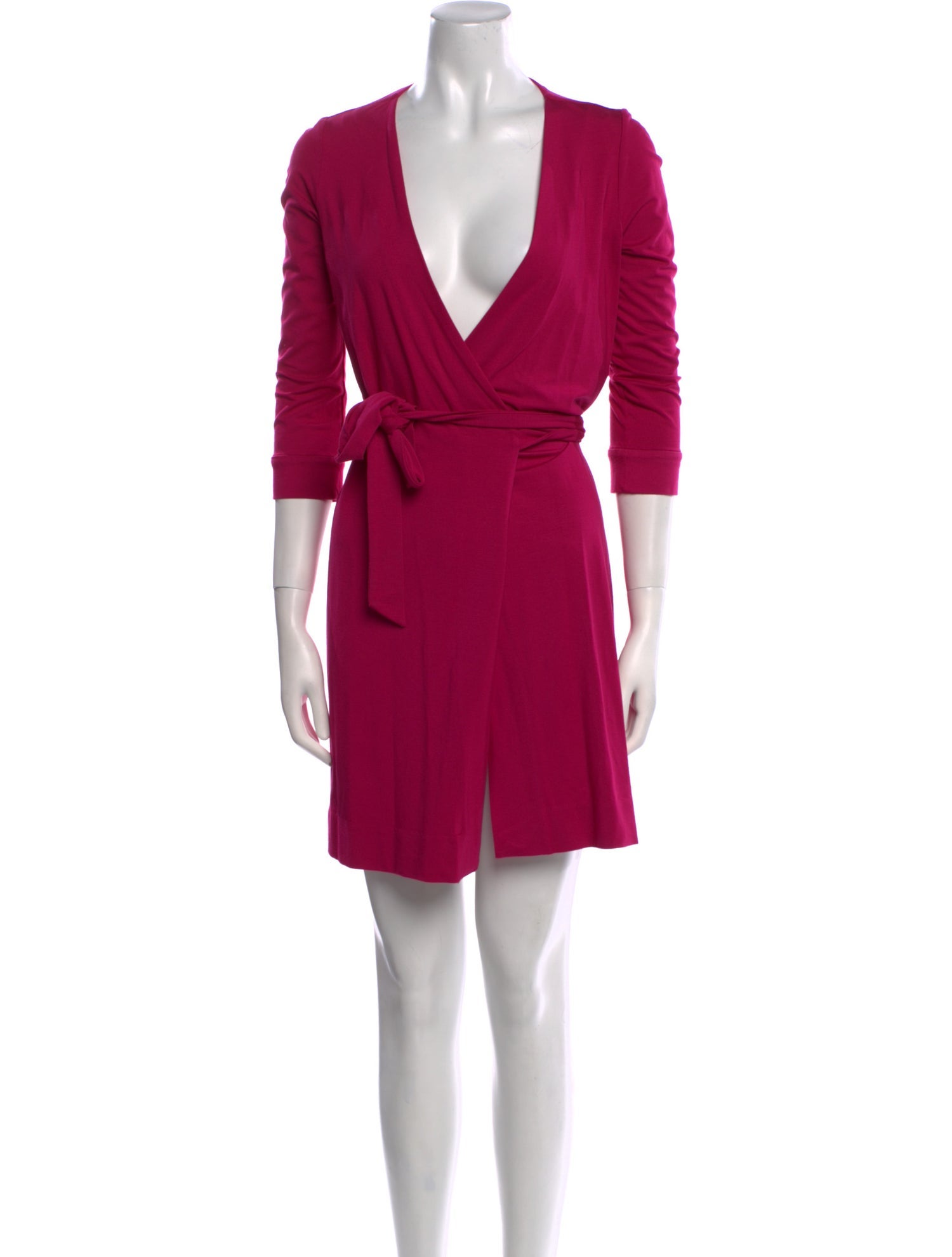 Diane von Furstenberg V-Neck Mini Dress