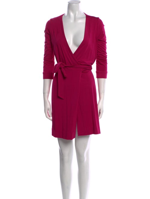 Diane von Furstenberg V-Neck Mini Dress