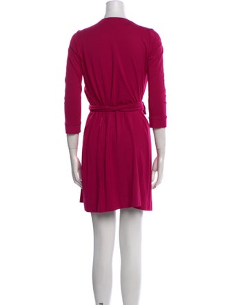Diane von Furstenberg V-Neck Mini Dress