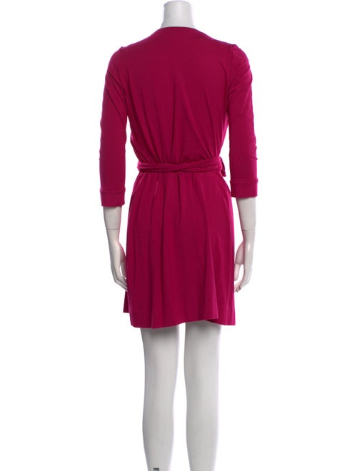 Diane von Furstenberg V-Neck Mini Dress