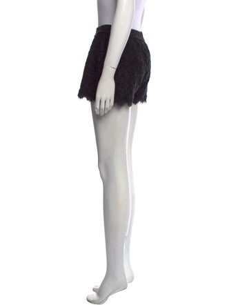 Diane von Furstenberg Lace Pattern Mini Shorts