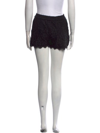 Diane von Furstenberg Lace Pattern Mini Shorts