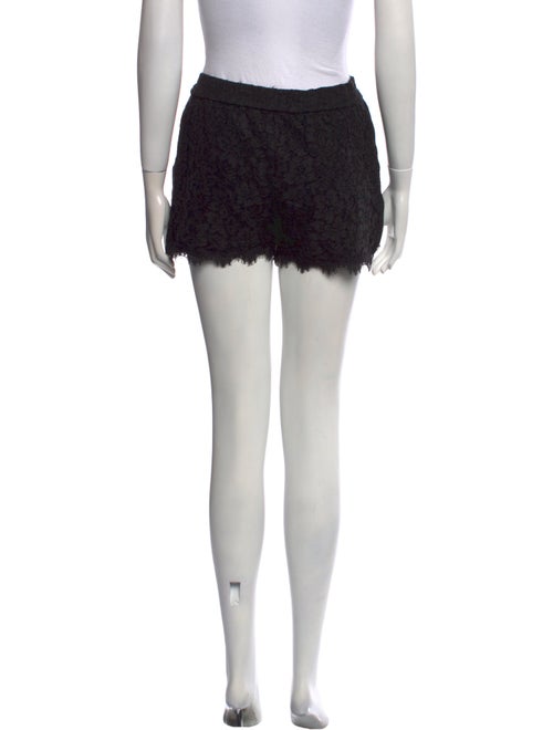 Diane von Furstenberg Lace Pattern Mini Shorts