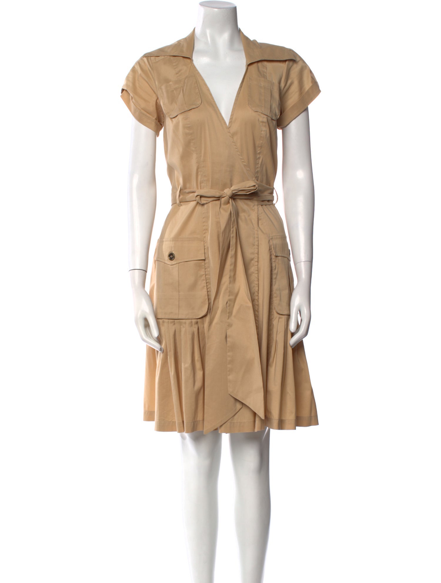 Diane von Furstenberg V-Neck Knee-Length Dress