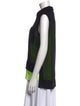 Diane von Furstenberg Printed Sleeveless Button-Up Top