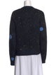 Diane von Furstenberg Printed Crew Neck Sweater