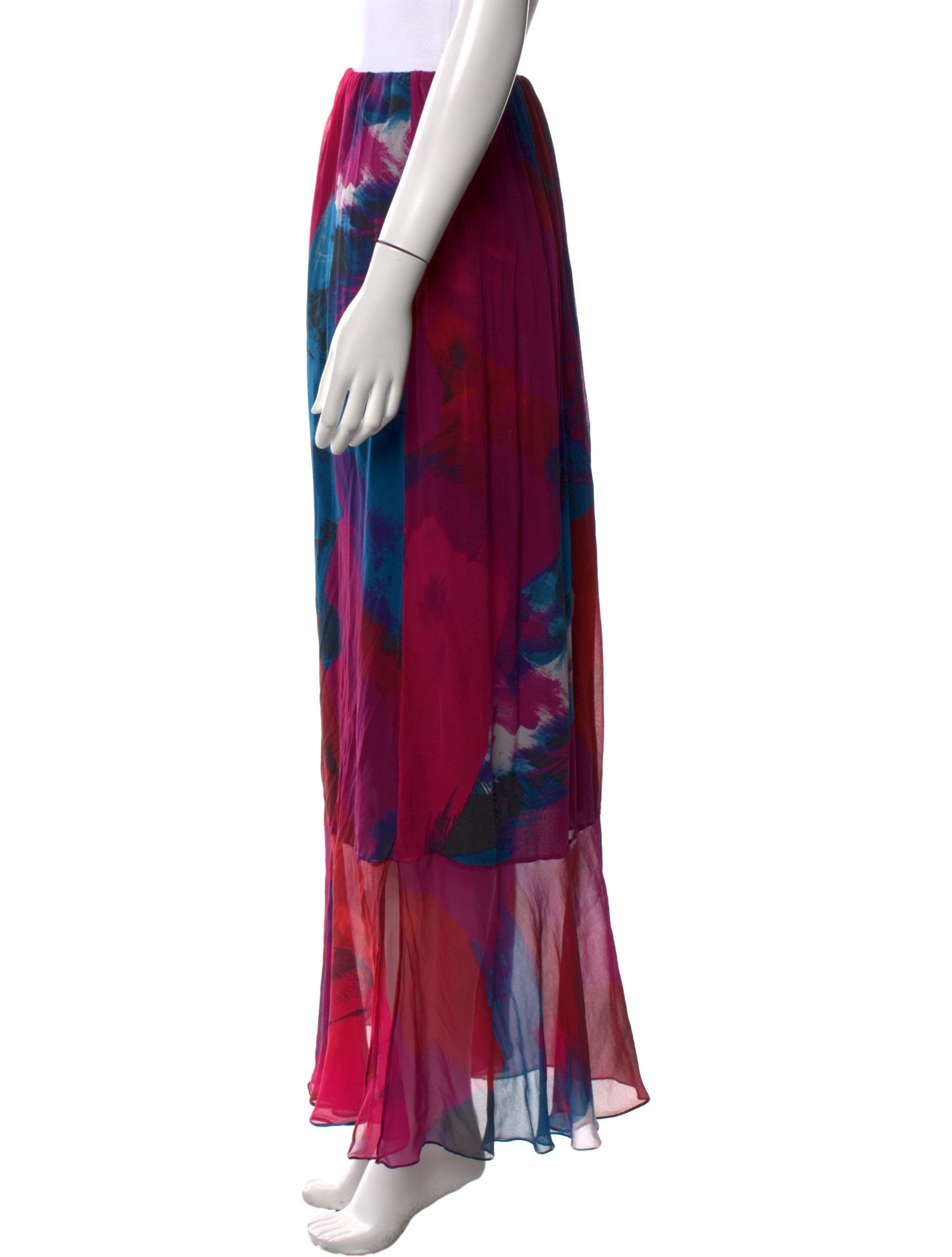 Diane von Furstenberg Silk Long Skirt