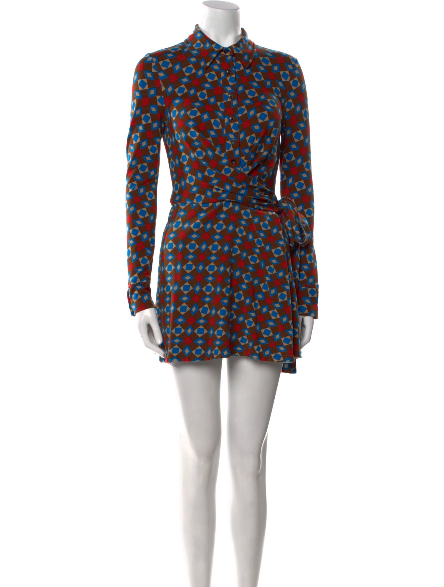 Diane von Furstenberg Printed Mini Dress