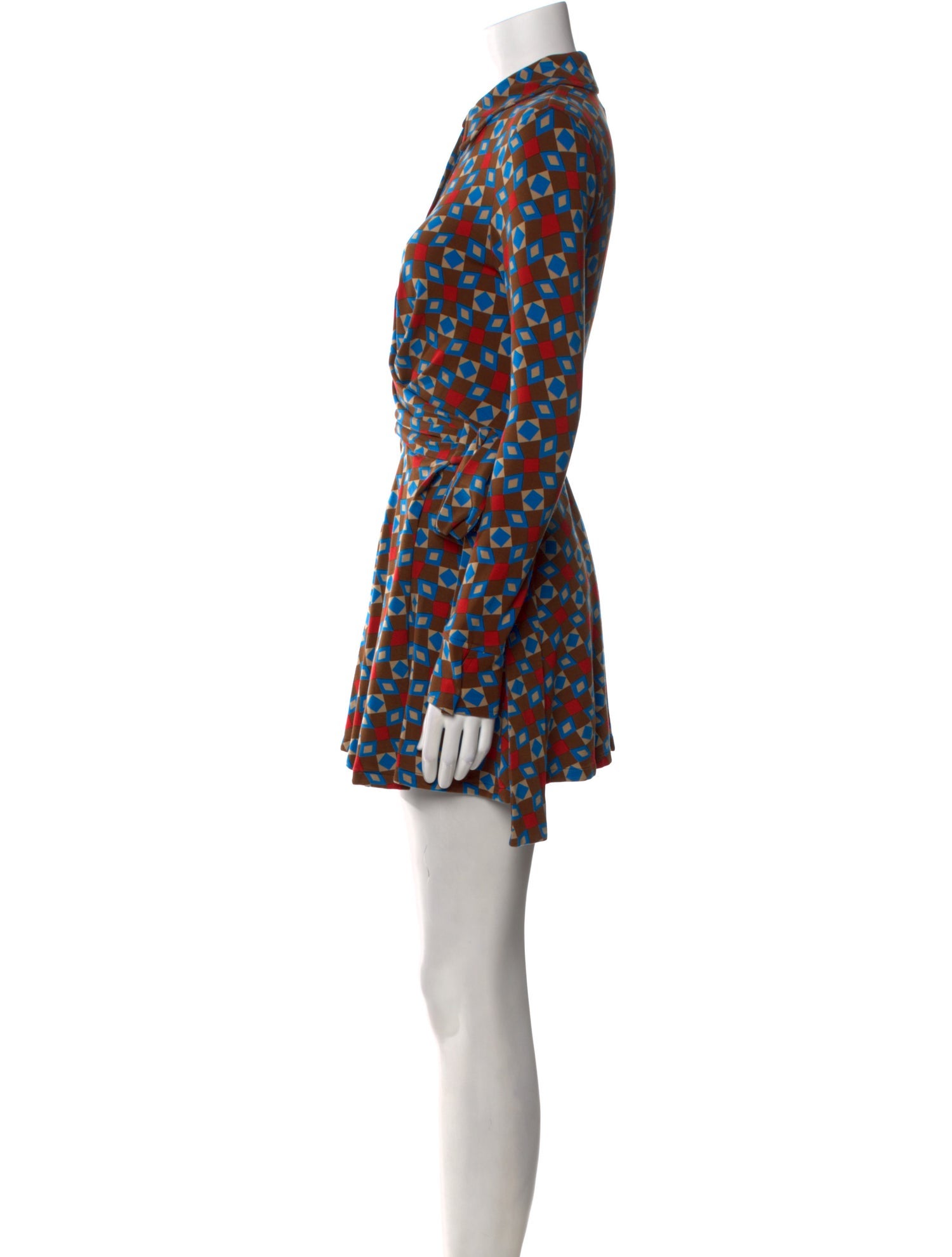 Diane von Furstenberg Printed Mini Dress