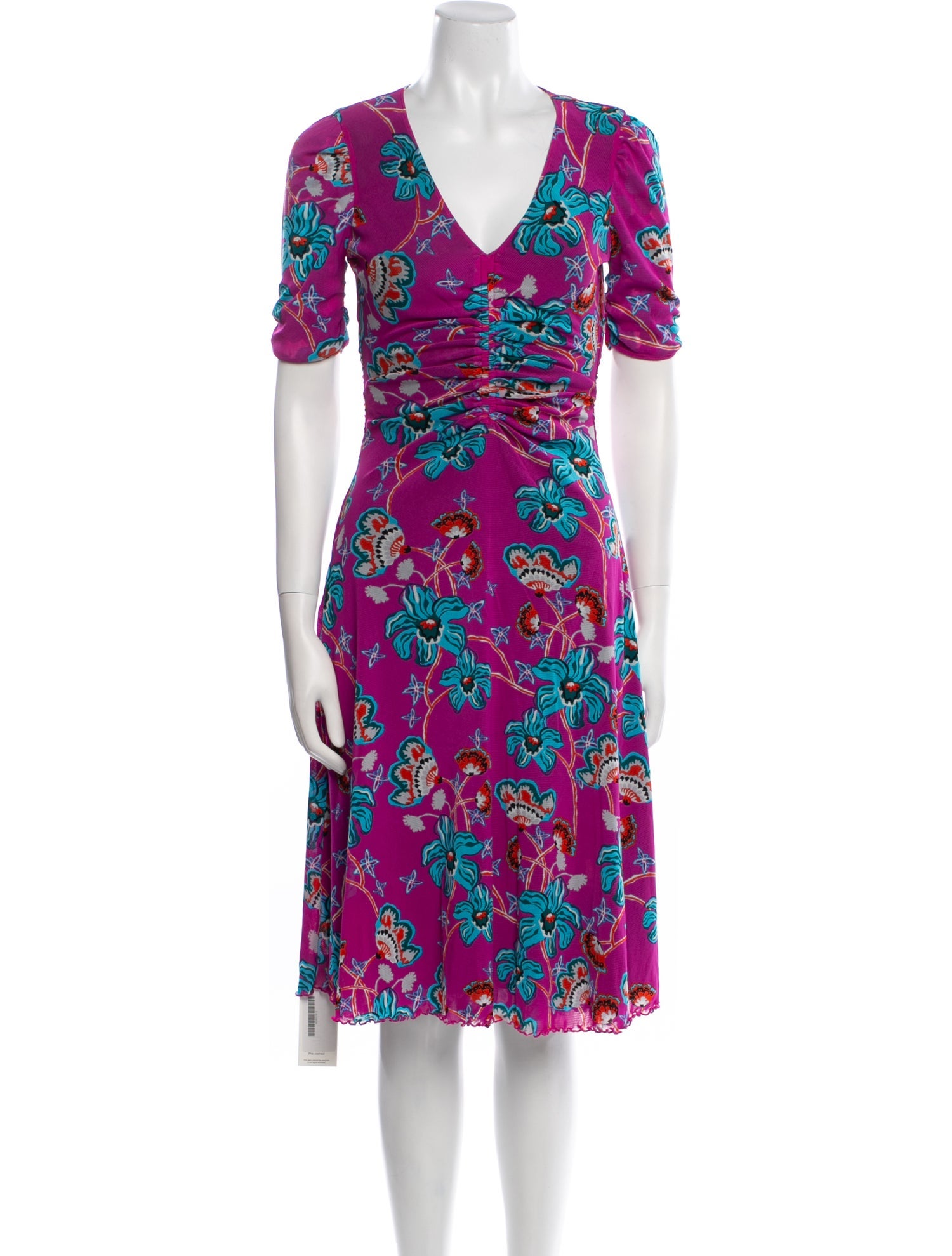 Diane von Furstenberg Silk Midi Length Dress