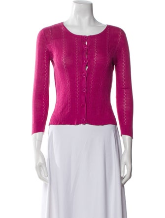 Diane von Furstenberg Silk Scoop Neck Sweater