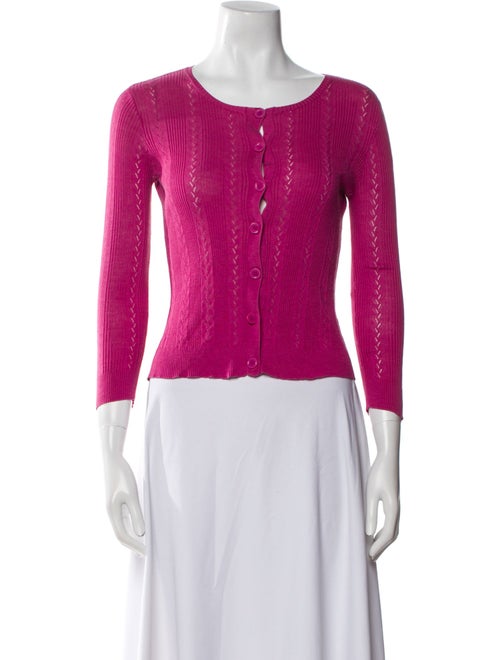 Diane von Furstenberg Silk Scoop Neck Sweater