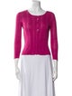 Diane von Furstenberg Silk Scoop Neck Sweater