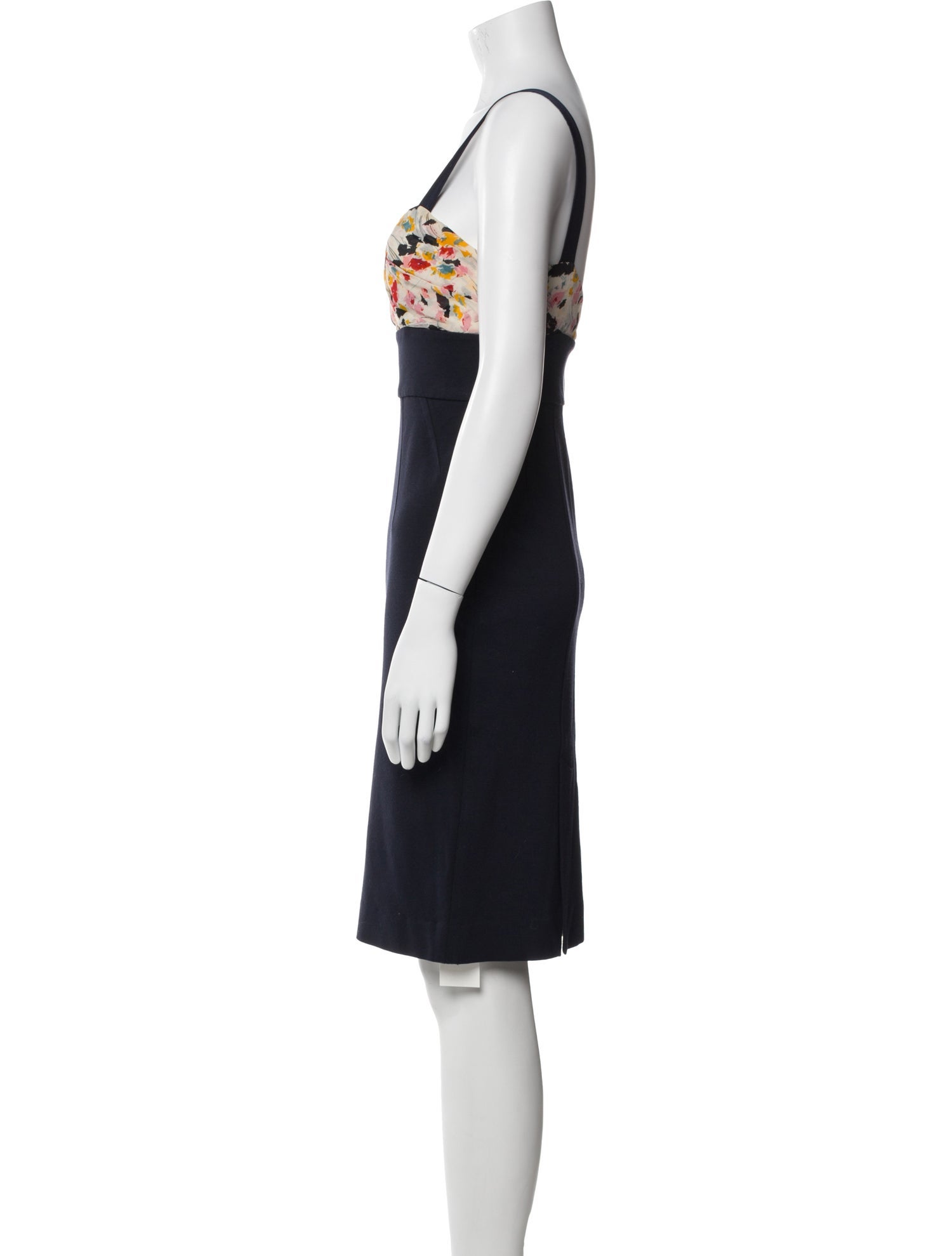Diane von Furstenberg Graphic Print Knee-Length Dress