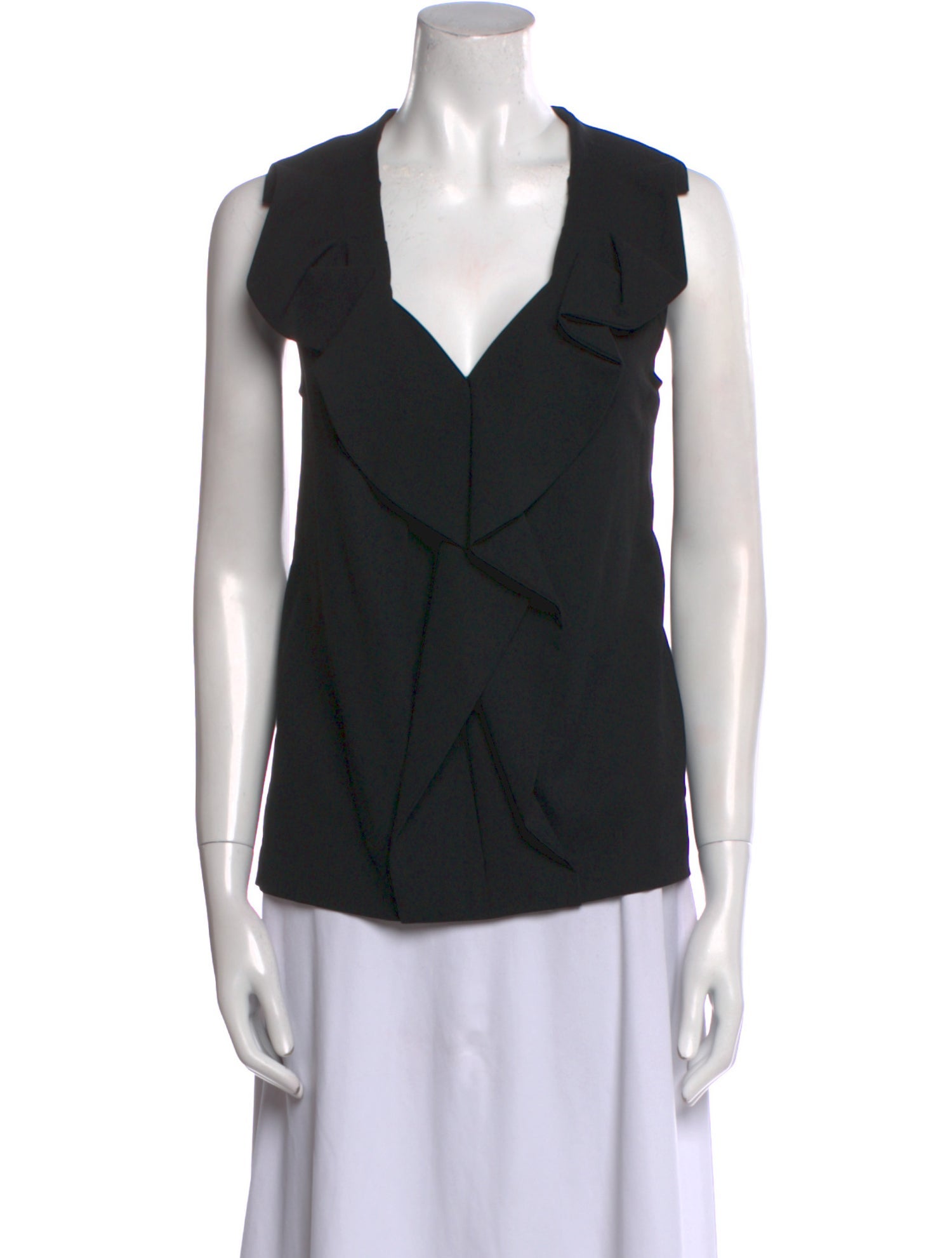 Diane von Furstenberg V-Neck Sleeveless Top