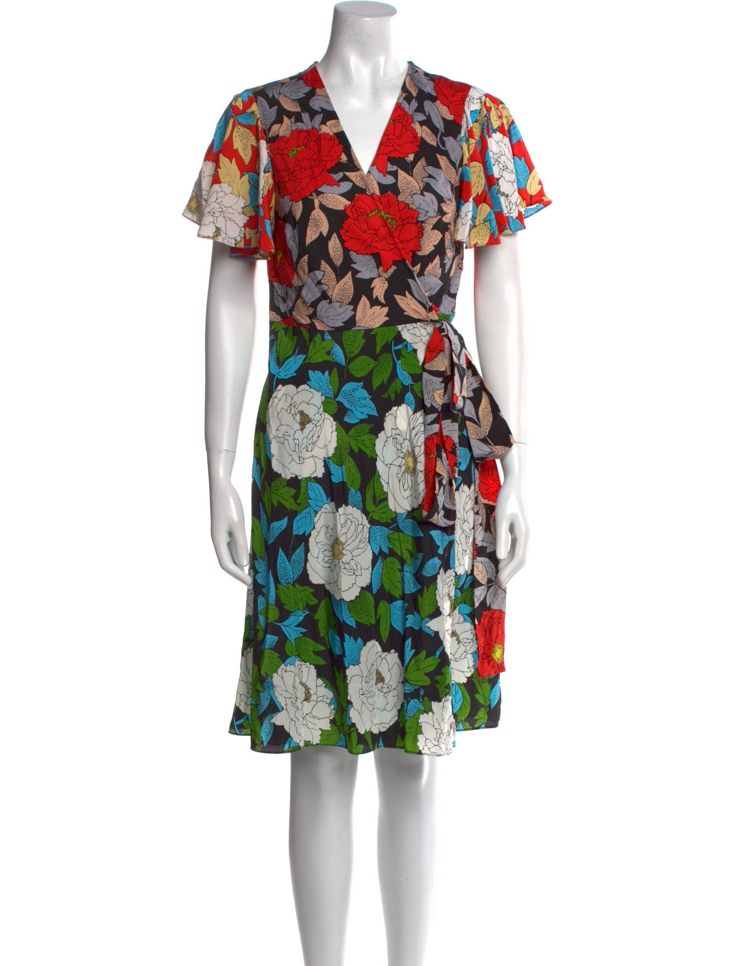 Diane von Furstenberg Silk Knee-Length Dress