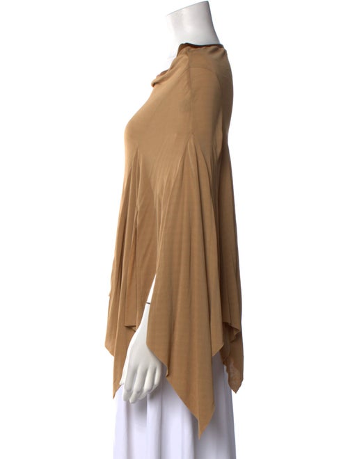 Diane von Furstenberg Bateau Neckline Three-Quarter Sleeve Blouse