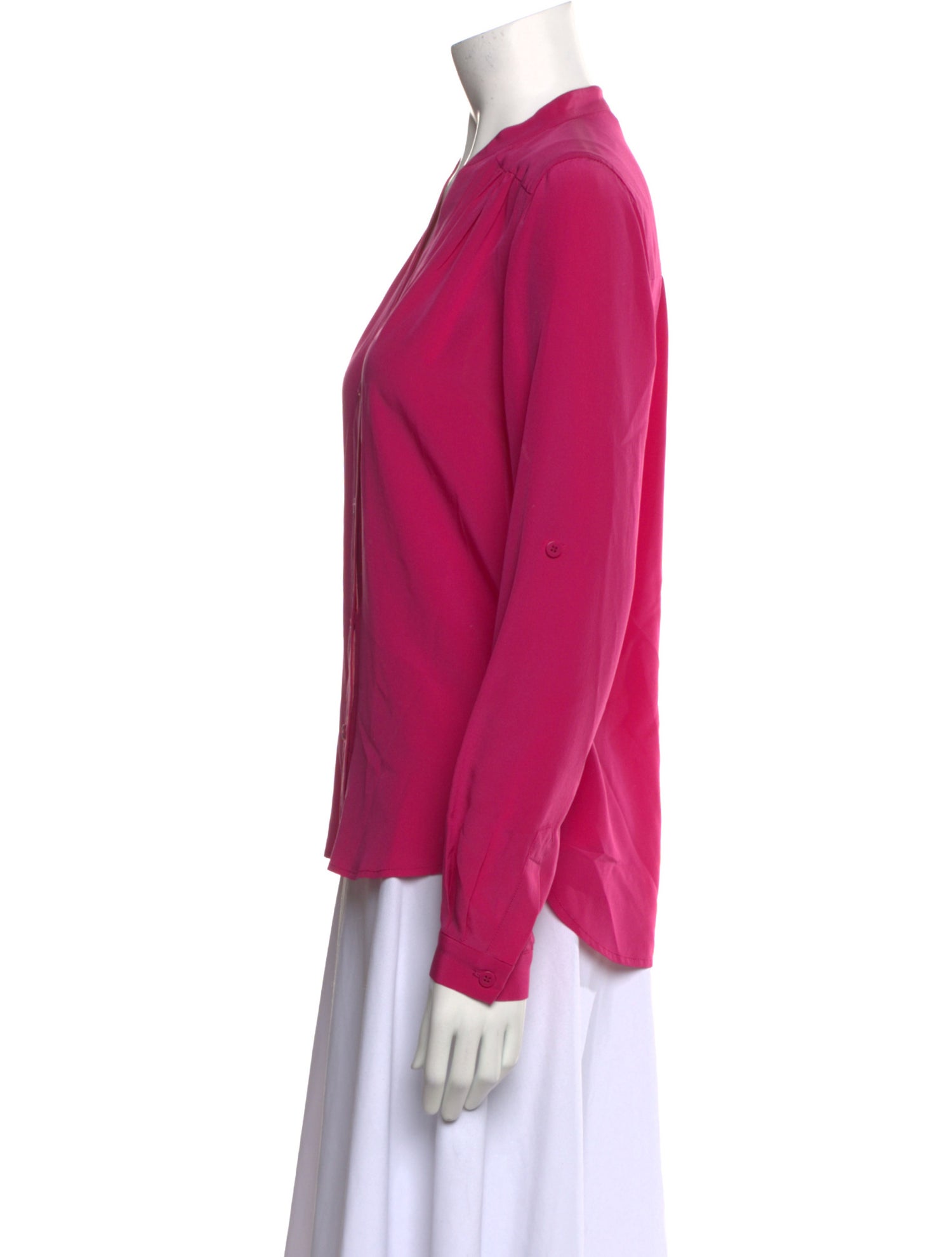 Diane von Furstenberg Silk V-Neck Blouse