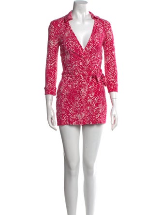 Diane von Furstenberg Printed Romper