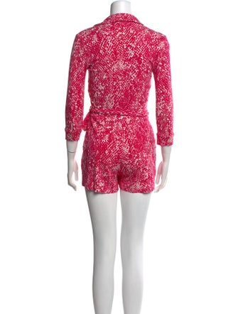 Diane von Furstenberg Printed Romper
