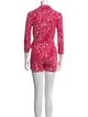 Diane von Furstenberg Printed Romper