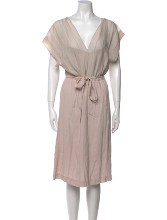 Diane von Furstenberg V-Neck Midi Length Dress