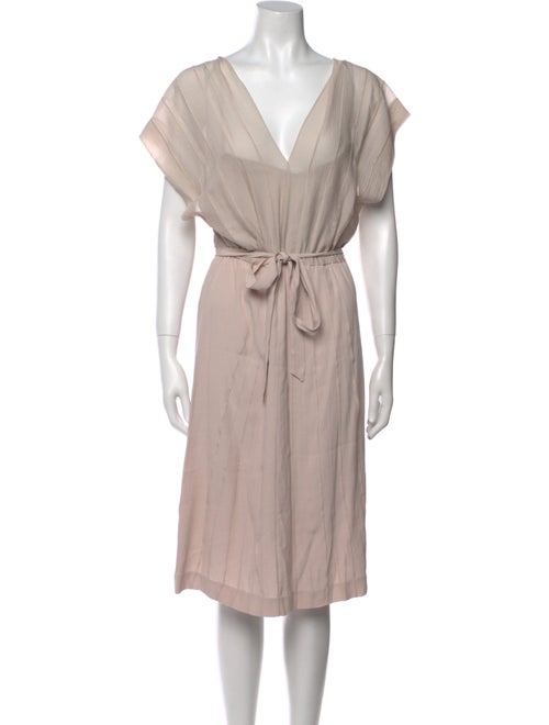 Diane von Furstenberg V-Neck Midi Length Dress