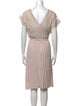 Diane von Furstenberg V-Neck Midi Length Dress