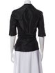 Diane von Furstenberg Silk Three-Quarter Sleeve Polo