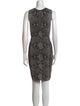 Diane von Furstenberg Animal Print Mini Dress
