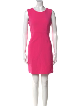 Diane von Furstenberg Crew Neck Mini Dress