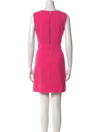 Diane von Furstenberg Crew Neck Mini Dress