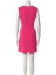 Diane von Furstenberg Crew Neck Mini Dress