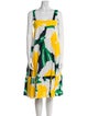 Diane von Furstenberg Linen Midi Length Dress