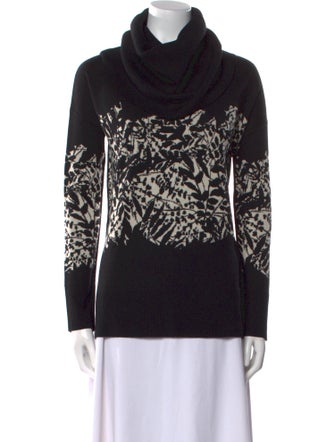 Diane von Furstenberg Merino Wool Printed Sweater
