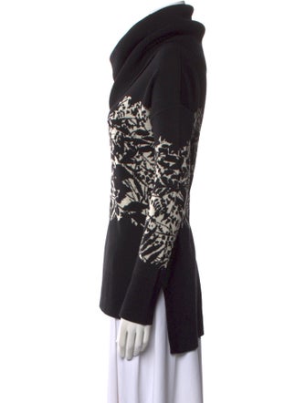 Diane von Furstenberg Merino Wool Printed Sweater