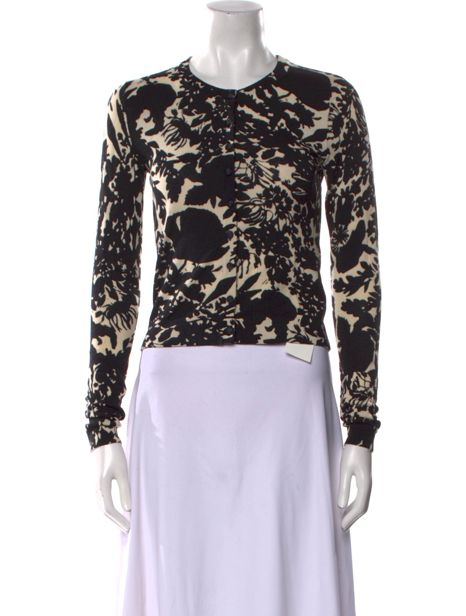 Diane von Furstenberg Wool Printed Sweater