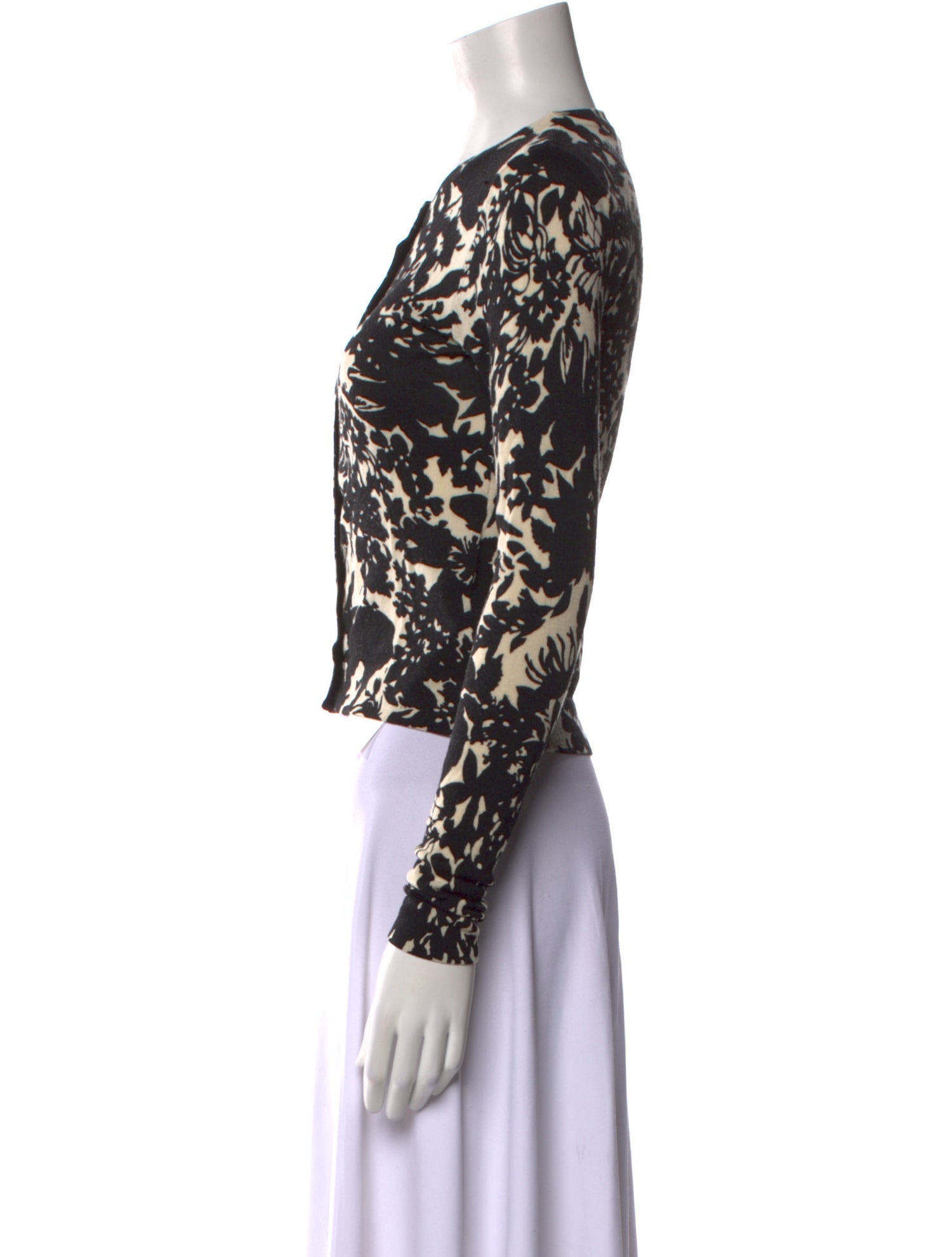 Diane von Furstenberg Wool Printed Sweater